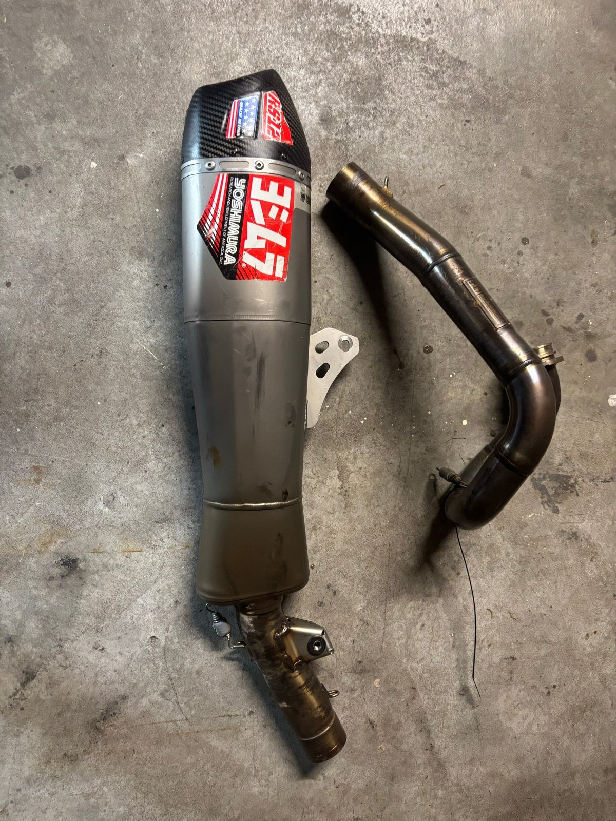 Yoshimura uitlaat Honda CRF 450 2021-2026 RS-12, Ophalen of Verzenden, Gebruikt