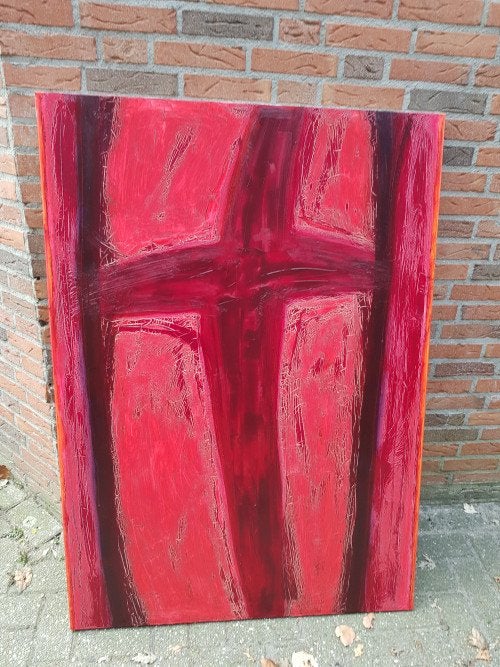 -	Schilderij het kruis, Ophalen of Verzenden, 'T Olde Gre-j, Info@toldegrej.nl, Endepoelstraat 20f Didam