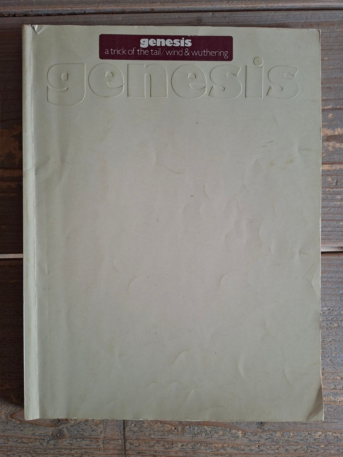 Genesis - A trick en Wind & Wuthering bladmuziek, Gebruikt, Gitaar, Ophalen of Verzenden, Artiest of Componist