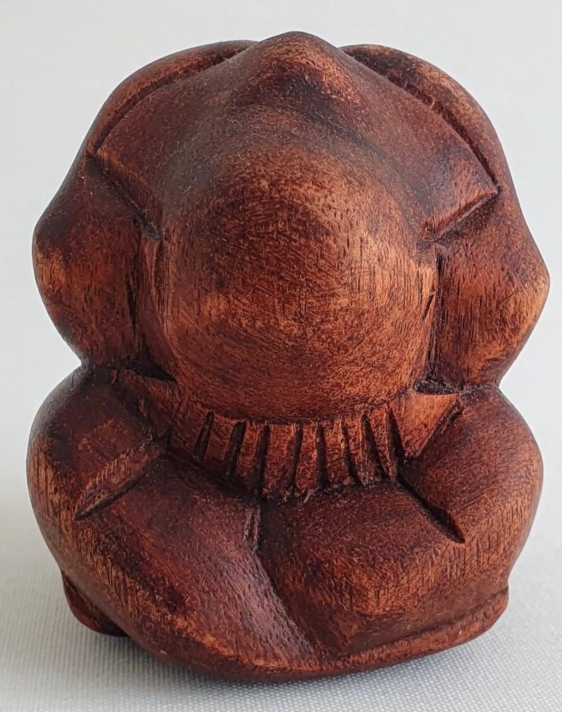 Yogiman (hout), Huis en Inrichting, Woonaccessoires | Boeddhabeelden, Ophalen of Verzenden, Zo goed als nieuw