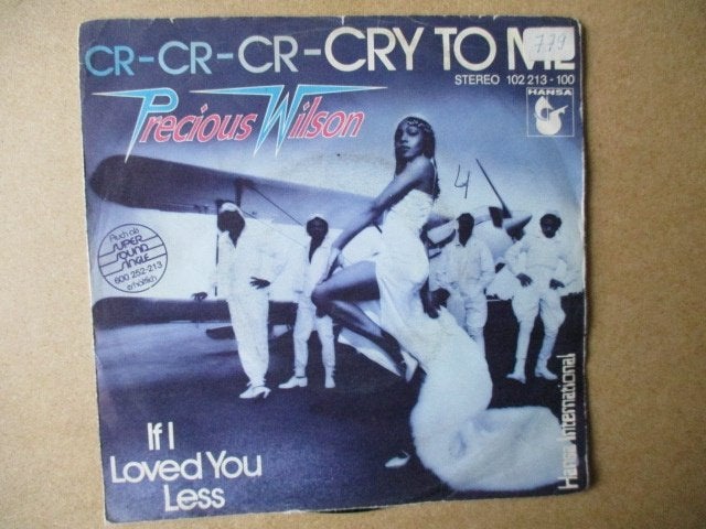s5341 precious wilson - cr-cr-cr-cry to me, Ophalen, Gebruikt, 7 inch, Overige genres