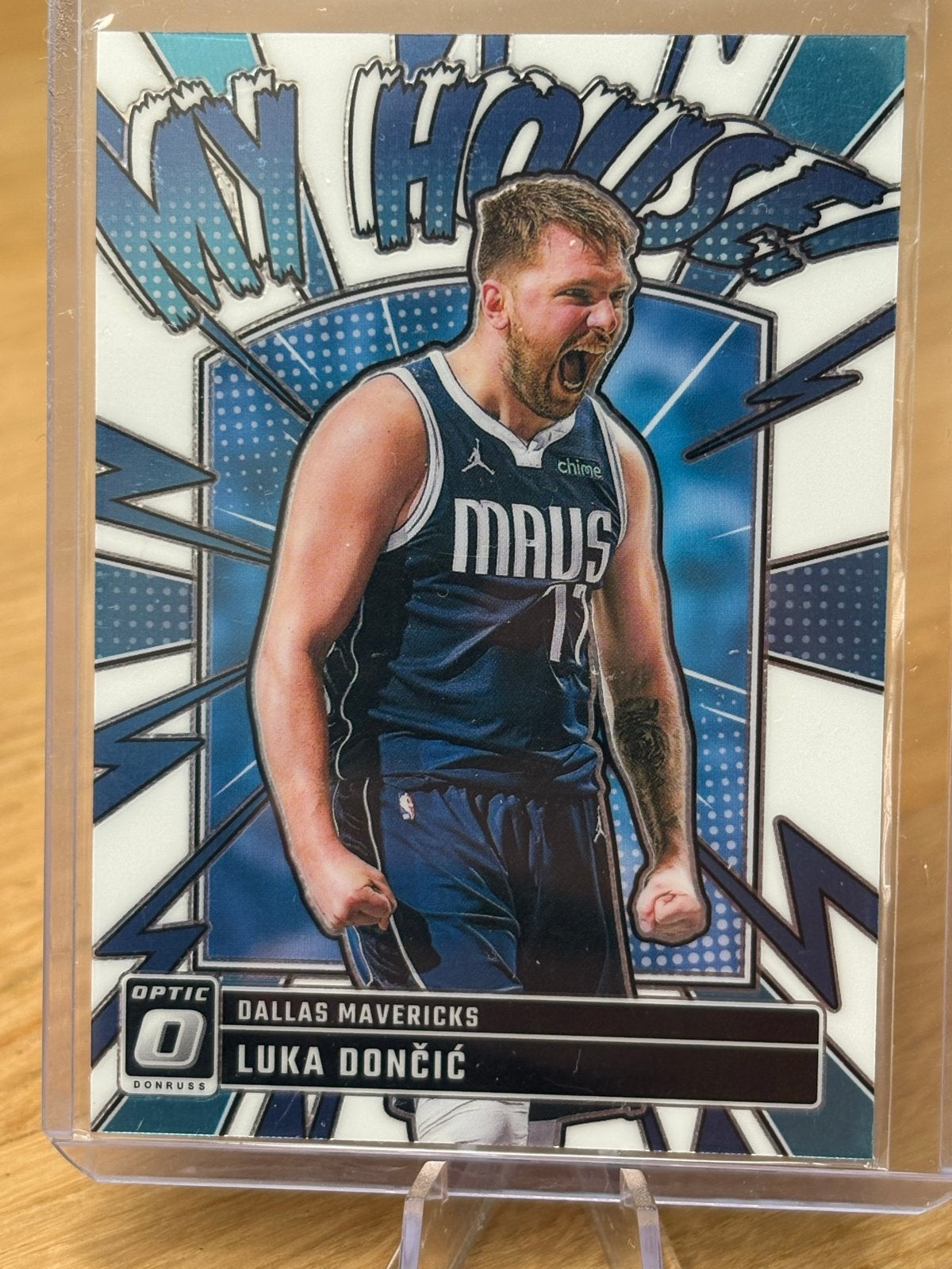 Luka Dončić Optic Donruss Basketball Kaart Dallas Mavericks, Ophalen, Zo goed als nieuw, Buitenlandse clubs, Spelerskaart
