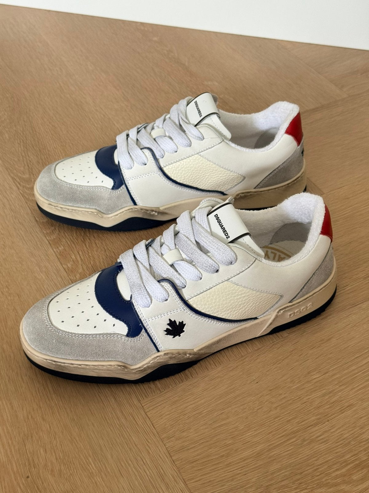 DSQUARED2 Spiker sneakers – maat 42 – nieuw in doos, Dsquared2, Wit, Nieuw, Ophalen of Verzenden