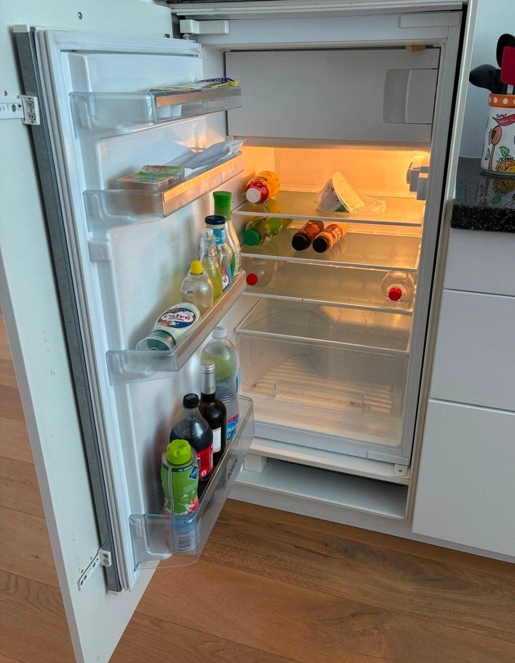 Bosch geïntegreerde inbouw koelkast met vriesvak Energie A, Gebruikt, Energieklasse A of zuiniger, 45 tot 60 cm, Met vriesvak