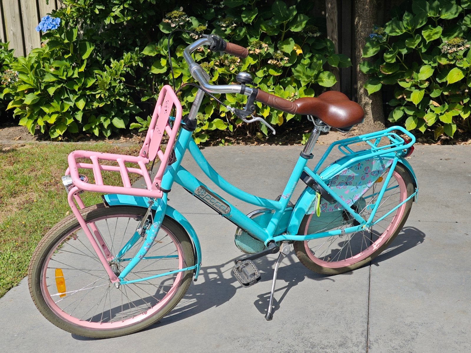 Popal Daily Dutch Basic+ Meisjesfiets 22 inch. 3 versn., Ophalen, Terugtraprem, 22 inch, Gebruikt