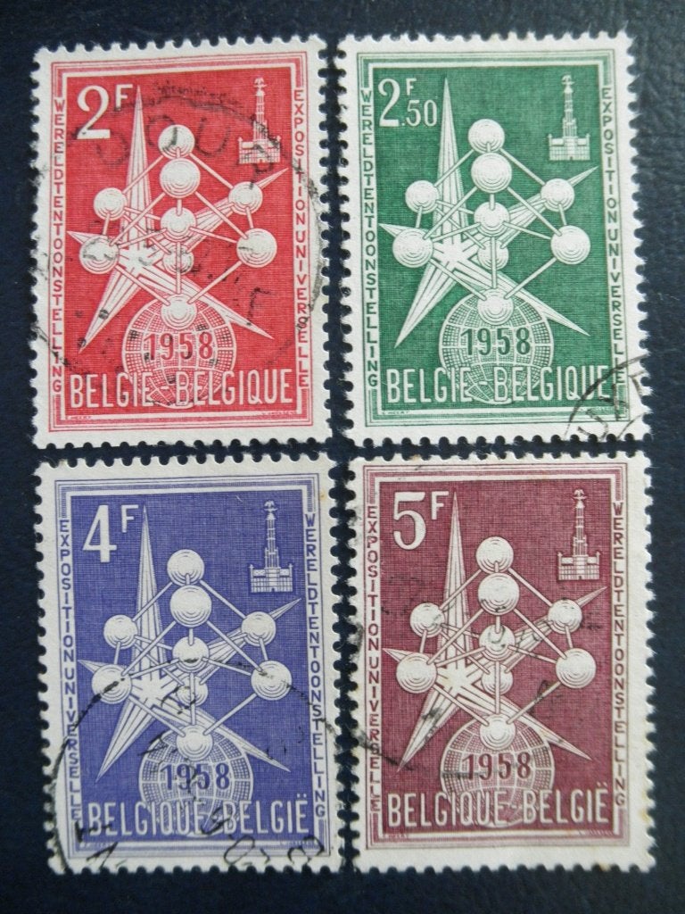 Postzegels België 1957 - 1958 tentoonstelling - cw. 1,30., Postzegels en Munten, Postzegels | Europa | België, Ophalen of Verzenden