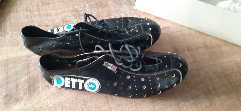 RETRO fietsschoenen DETTO PIETRO MT.42  ZGAN!, Sport en Fitness, Wielrennen, Ophalen of Verzenden, Zo goed als nieuw, Schoenen