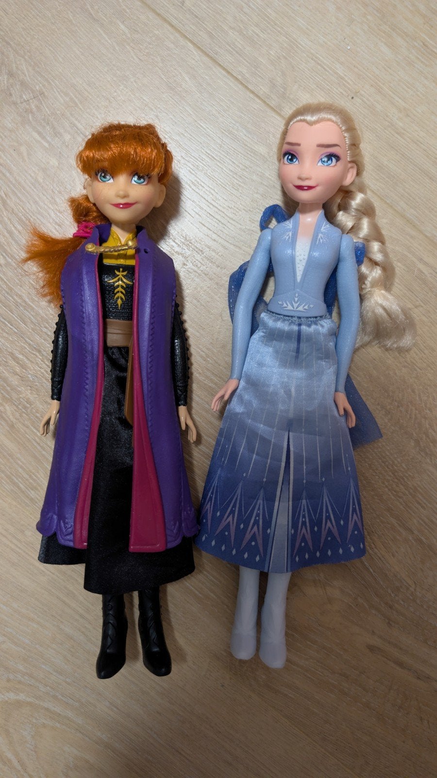 Frozen Elsa en Anna poppen - Disney prinsessen, Ophalen of Verzenden, Gebruikt, Overige typen