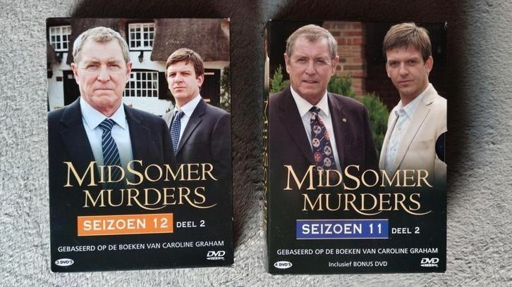 Midsomer Murders Seizoen 11 dl 2 & 12 dl 2 DVD Boxset 7 cd's, Vanaf 12 jaar, Ophalen of Verzenden, Zo goed als nieuw, Thriller