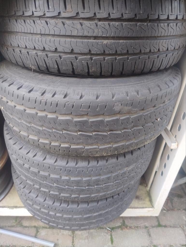 Camperbanden 15 inch Fiat Ducato, Auto diversen, Wieldoppen, Ophalen of Verzenden, Gebruikt