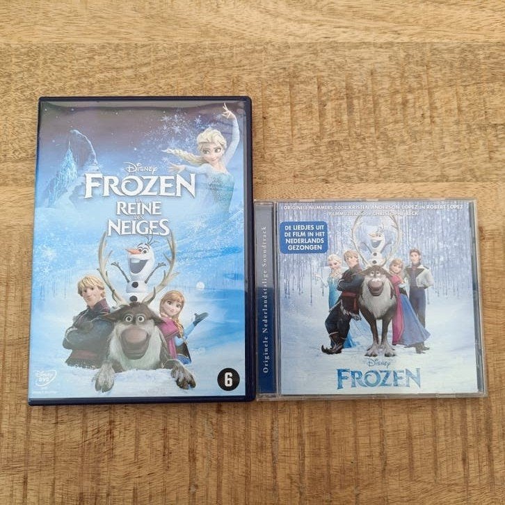 Frozen DVD + Originele Nederlandstalige Soundtrack CD, Avontuur, Gebruikt, Ophalen of Verzenden, Vanaf 6 jaar