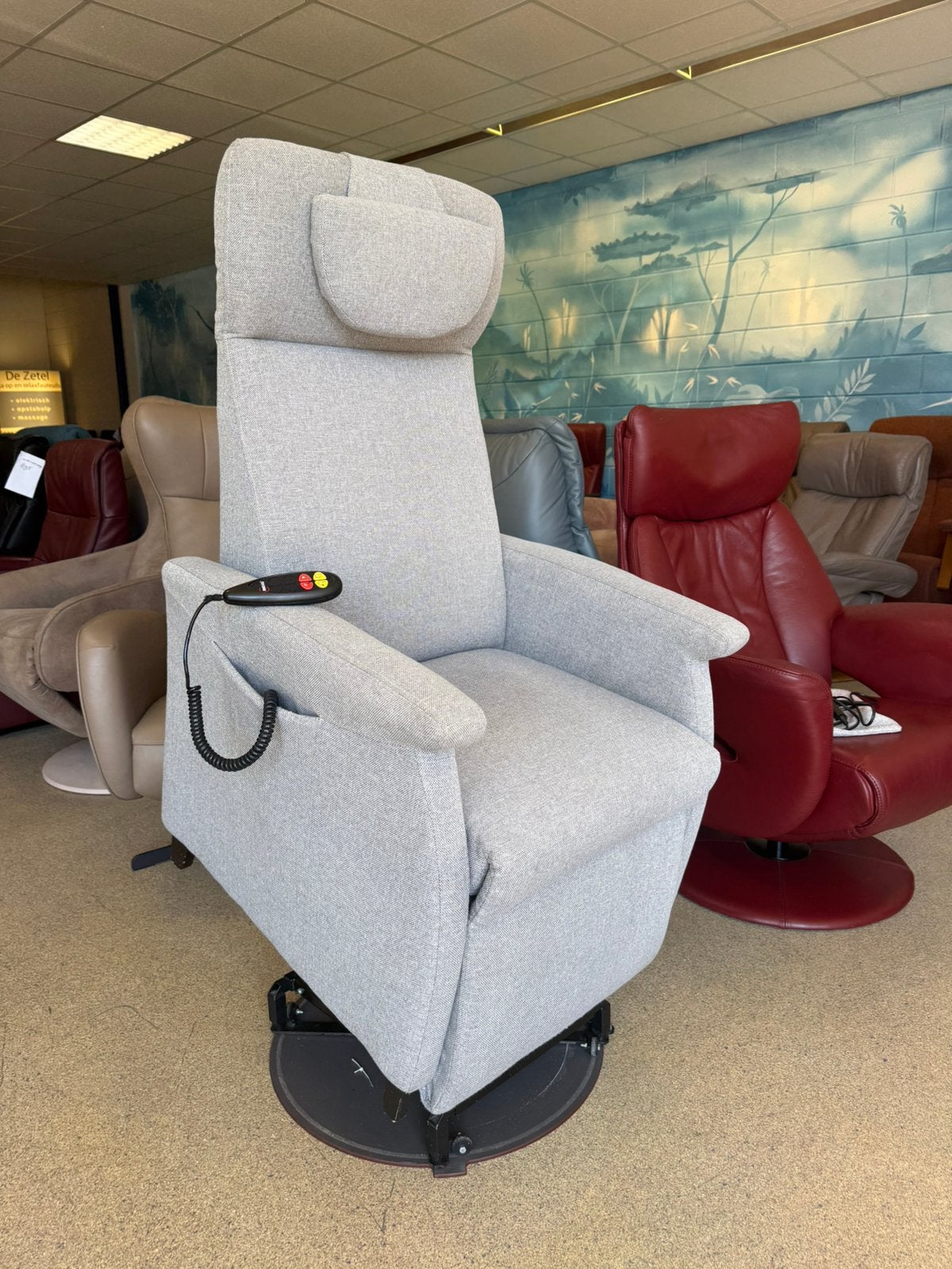 Fitform Elevo sta op fauteuils relax stoelen gratis bezorgd, Ophalen of Verzenden, Zo goed als nieuw, Leer, Ruim 100 fauteuils in alle kleuren met garantie