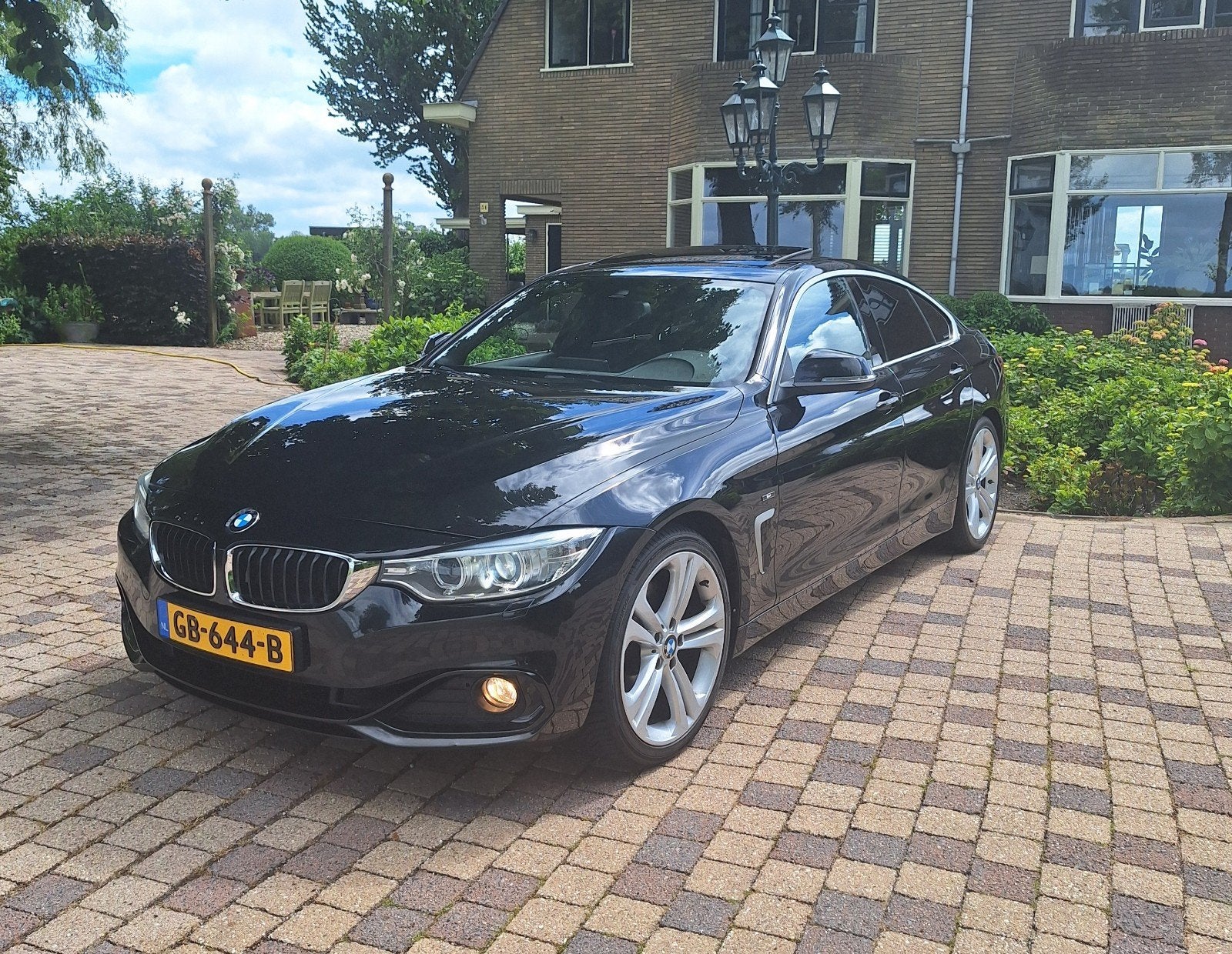 BMW 4-Serie 428IA 2.0 Gran Coupe 2015 Zwart, Auto's, Automaat, 745 kg, Achterwielaandrijving, 1505 kg