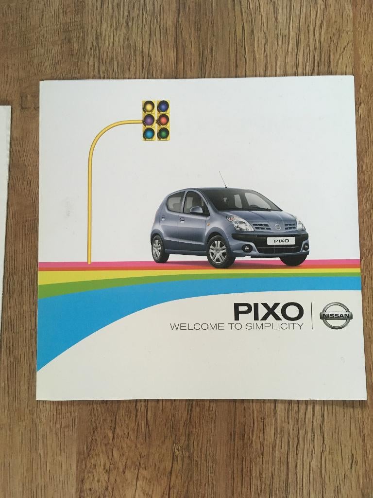Nissan Pixo - Nissan Tiida - Nissan Note, Boeken, Auto's | Folders en Tijdschriften, Nieuw, Nissan, Ophalen of Verzenden