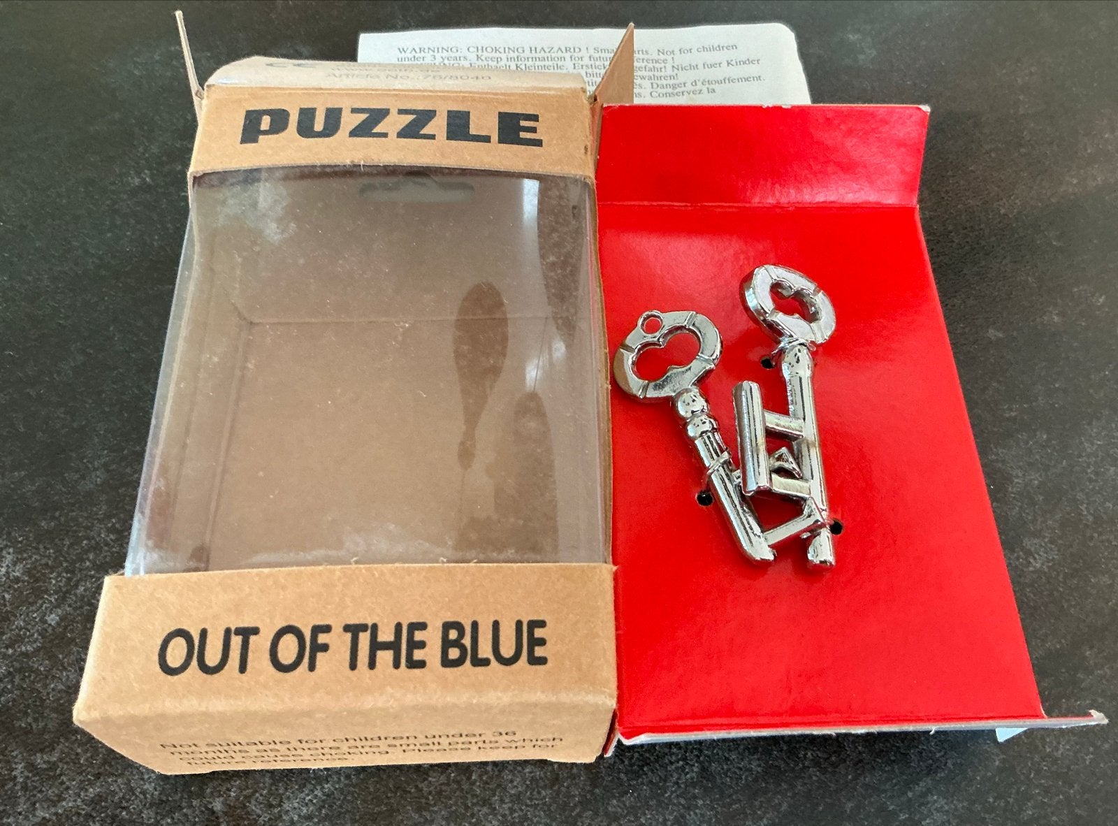 Sleutelpuzzel - Out of the Blue, Ophalen of Verzenden, Zo goed als nieuw, Overige typen