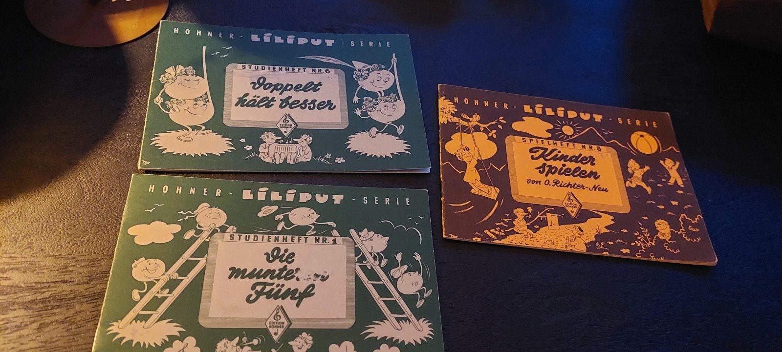 HOHNER EDITION VOOR LES OP DE ACCORDEON SPELEN NR 1, 6 en 8, Gebruikt, Les of Cursus, Ophalen of Verzenden, Religie en Gospel