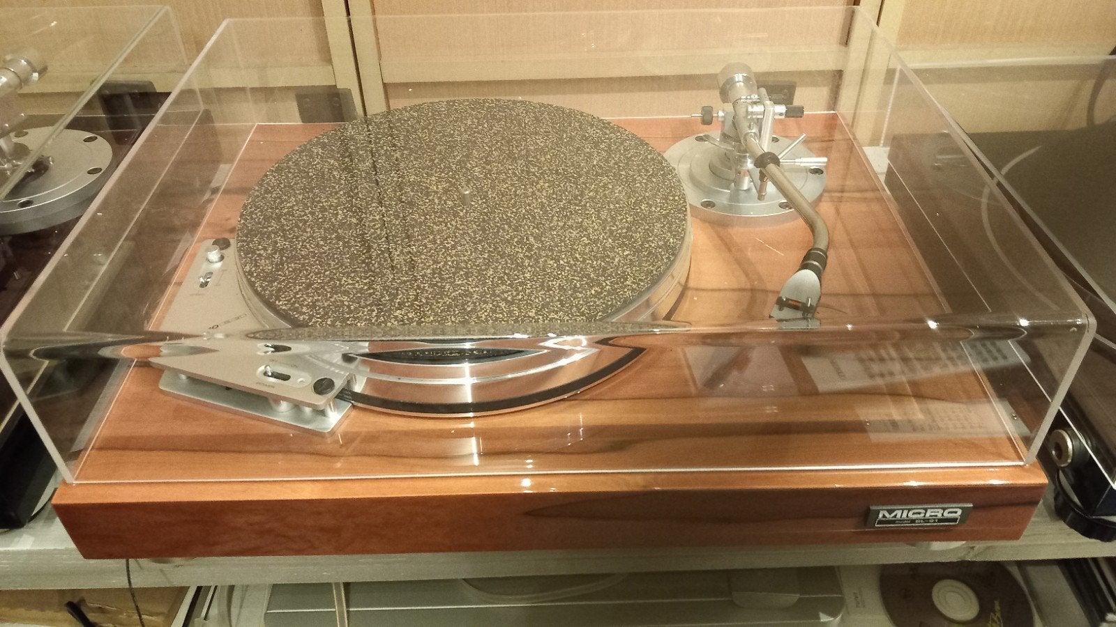 Micro Seiki BL91 premium met MA505 tonearm, Audio, Tv en Foto, Platenspelers, Secondhighend@outlook.com, Pitch-regelaar, Platenspeler