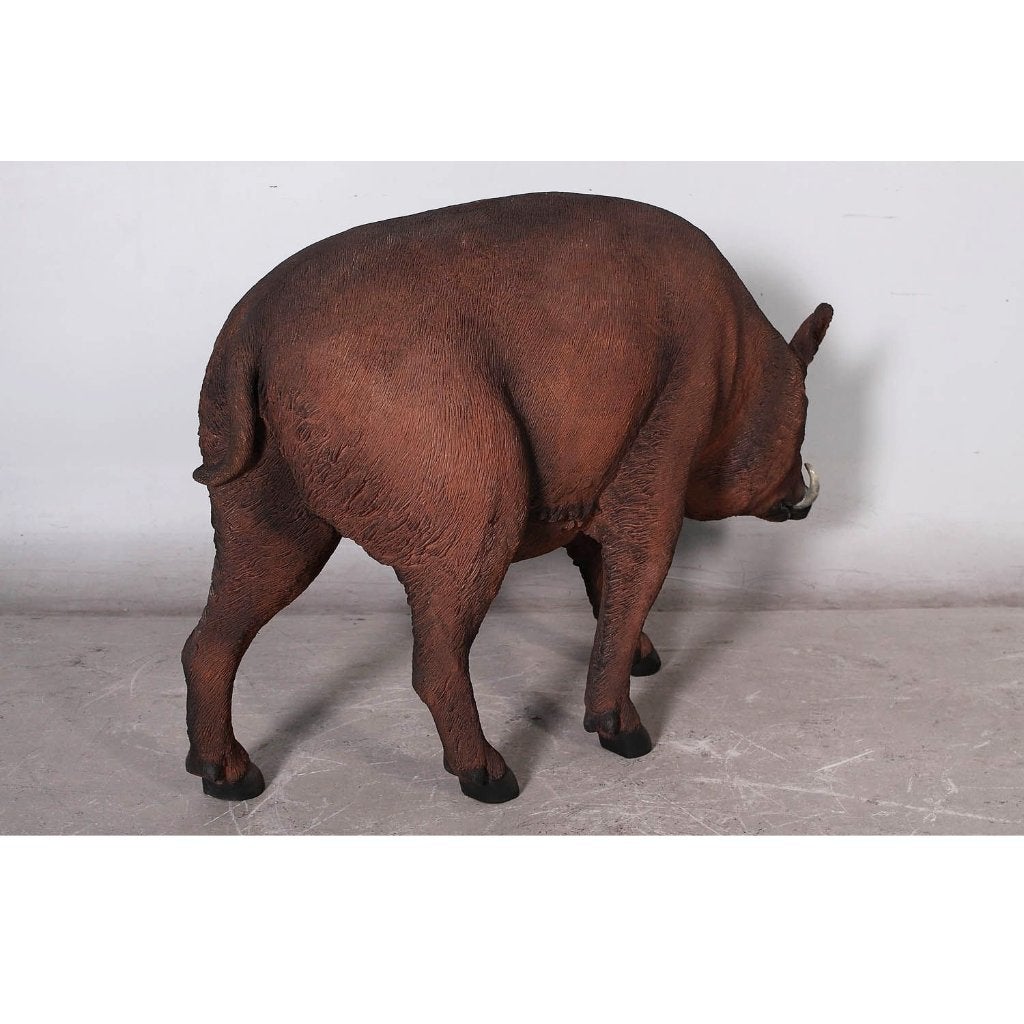 Wild Boar beeld – Wild Zwijn Lengte 119 cm, Ophalen, Nieuw, Overige soorten, Overige typen