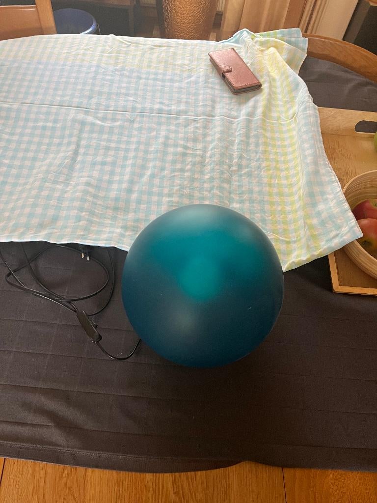Licht bol (blauw) van IKEA, Ophalen of Verzenden, Minder dan 50 cm
