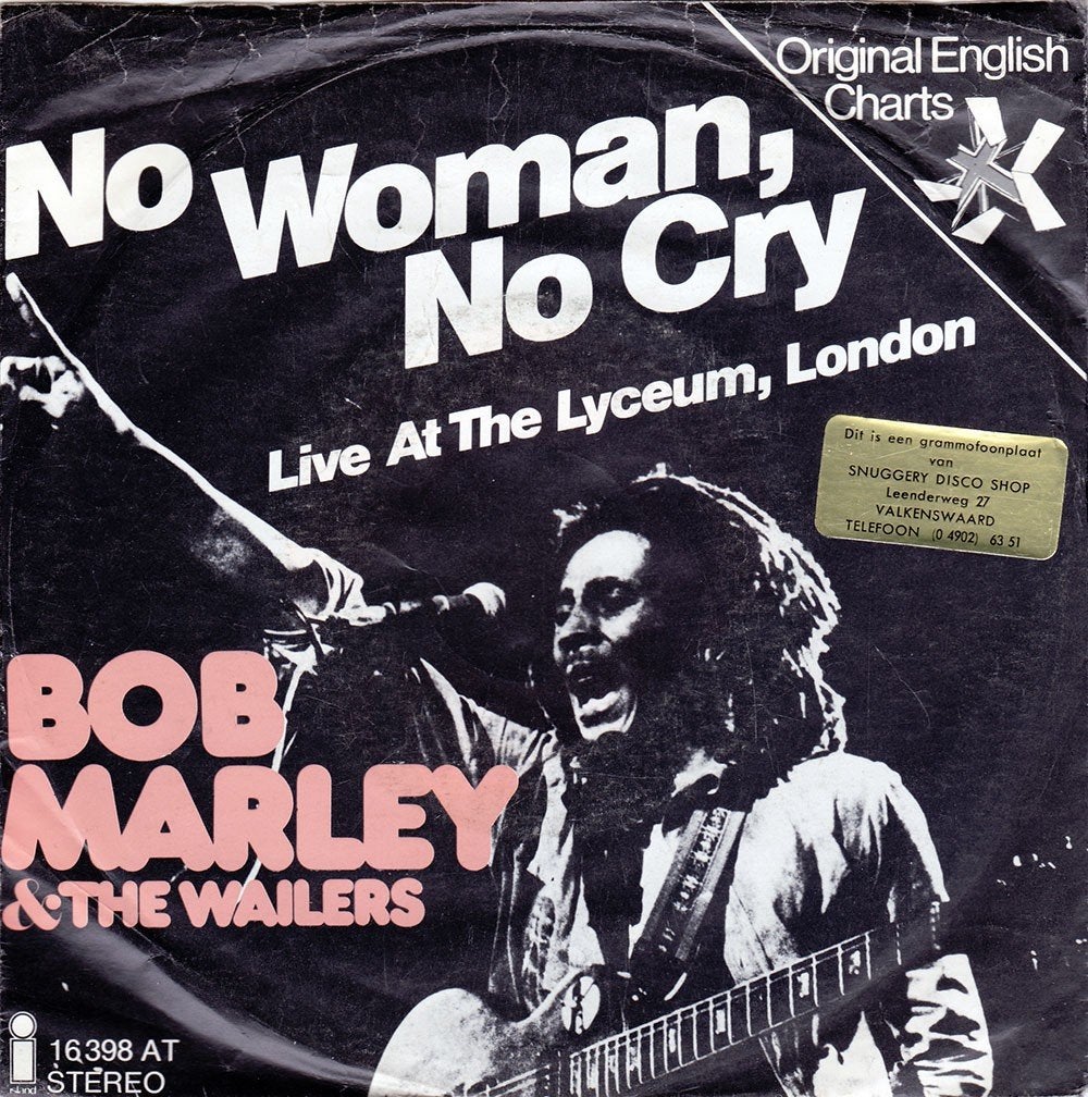 Bob Marley & The Wailers - No Woman No Cry 7", Ophalen of Verzenden, Zo goed als nieuw, 7 inch, Pop
