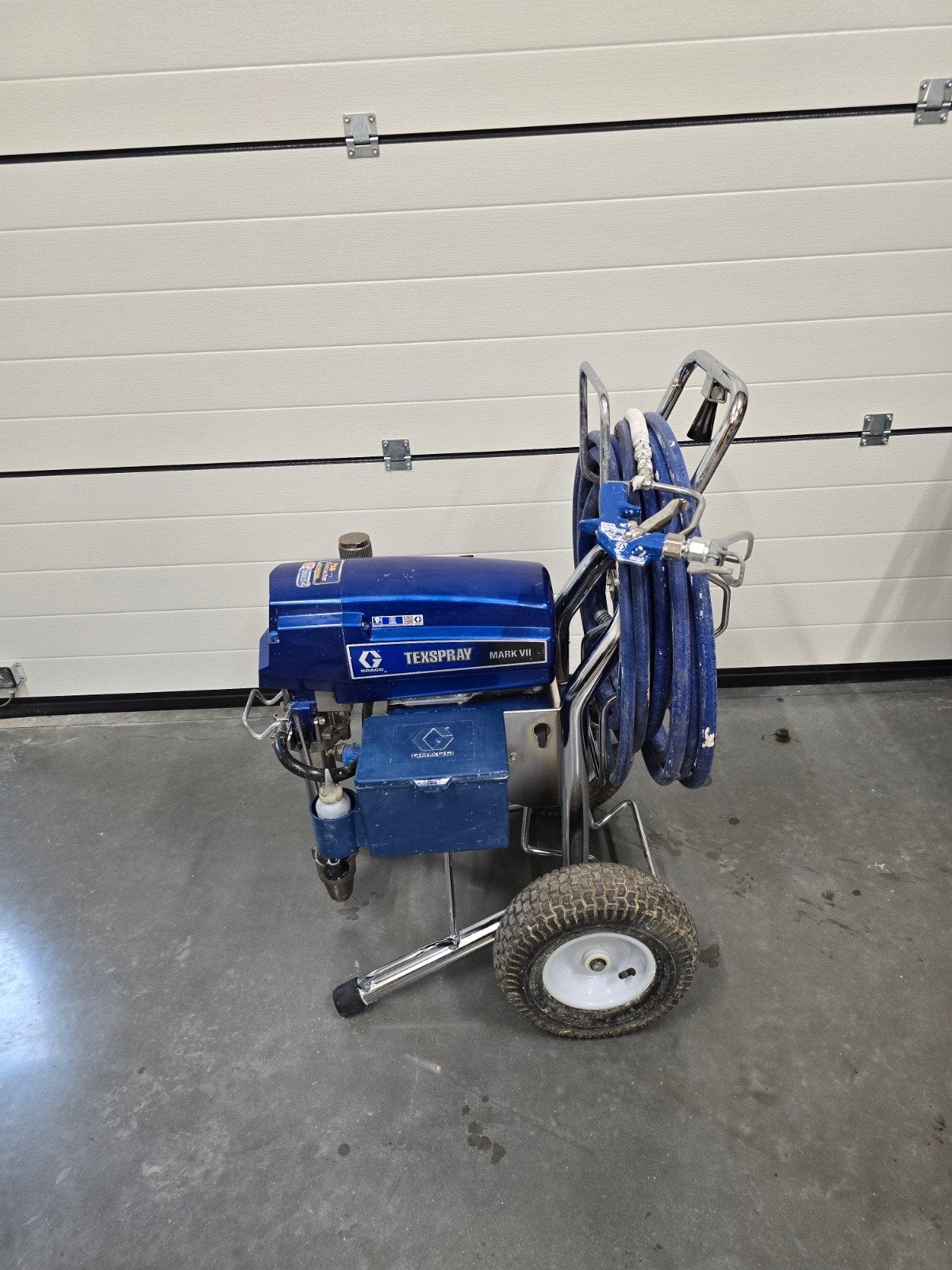 Graco Mark Vll Verfspuit- Professionele Airless Spuit, Ophalen, Zo goed als nieuw, Verfspuit of Verfpomp