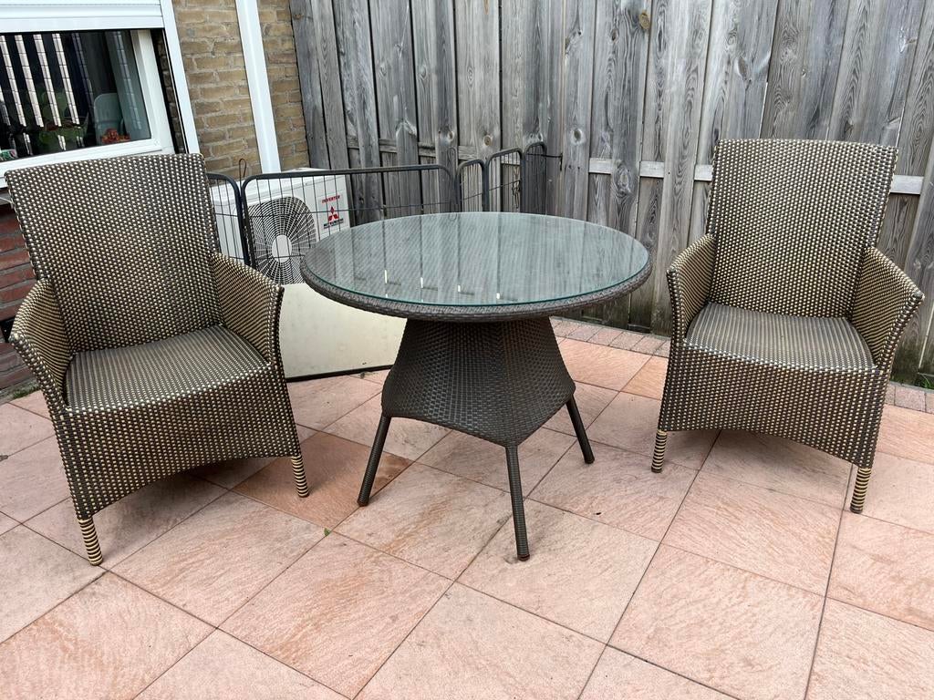 Tuinsetje, Ophalen, Zo goed als nieuw, 2 zitplaatsen