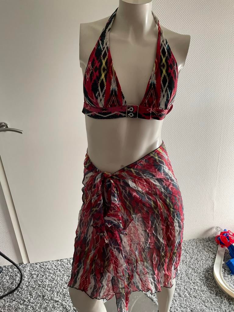 Gideon oberson bikini maat 40 met bijpassend pareo, ., Ophalen of Verzenden, Zo goed als nieuw, .