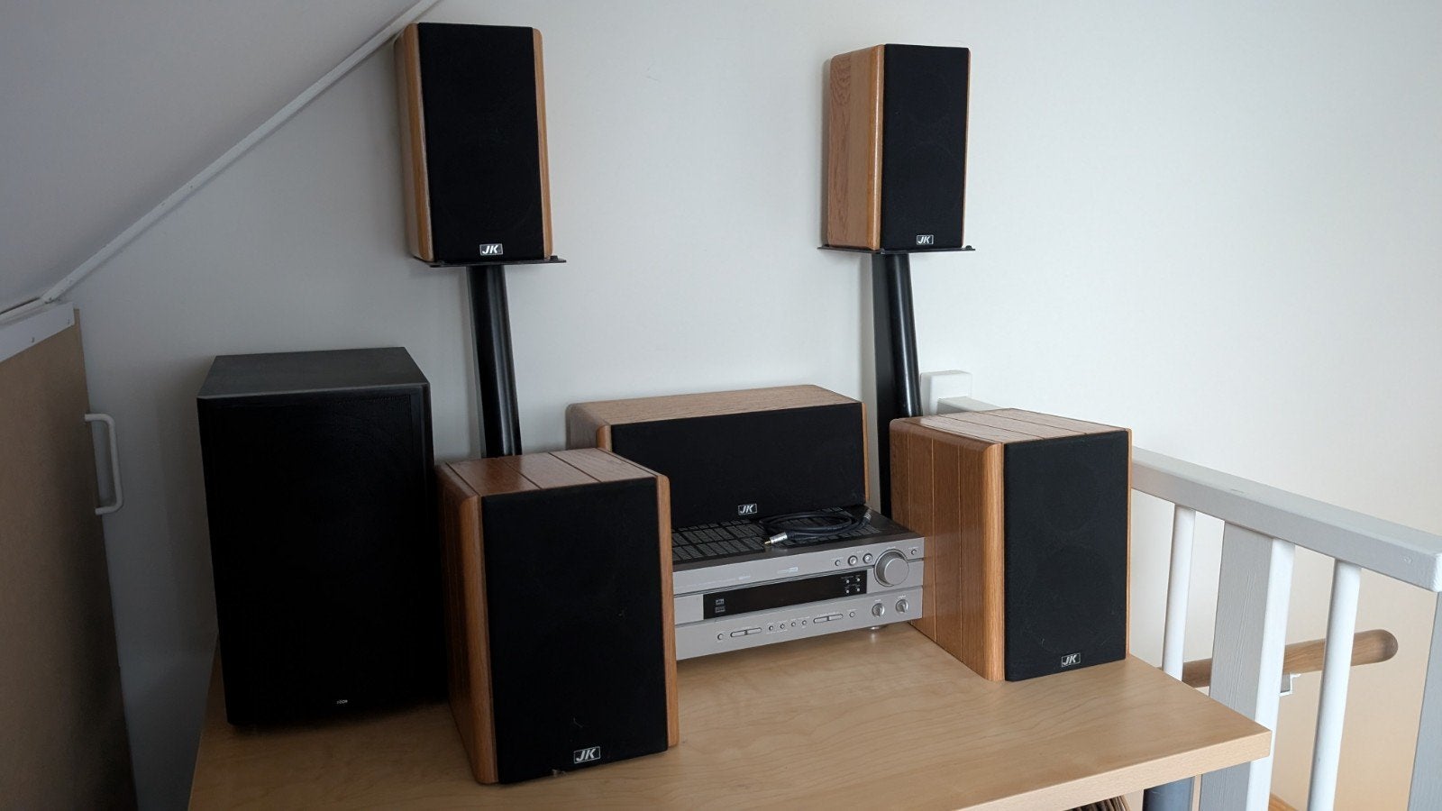 JK Acoustics surround set 5.1, Ophalen, Gebruikt, Origineel, Tv