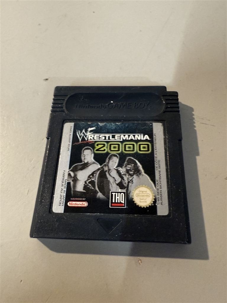 Nintendo Gameboy Color - wrestlemania 2000, Spelcomputers en Games, 1 speler, Ophalen of Verzenden, Gebruikt, Vanaf 3 jaar
