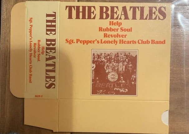 The Beatles - Help, Rubber Soul, Revolver, Sgt. Pepper's, Cd's en Dvd's, Verzenden, Gebruikt, Pop, Verzamelalbum