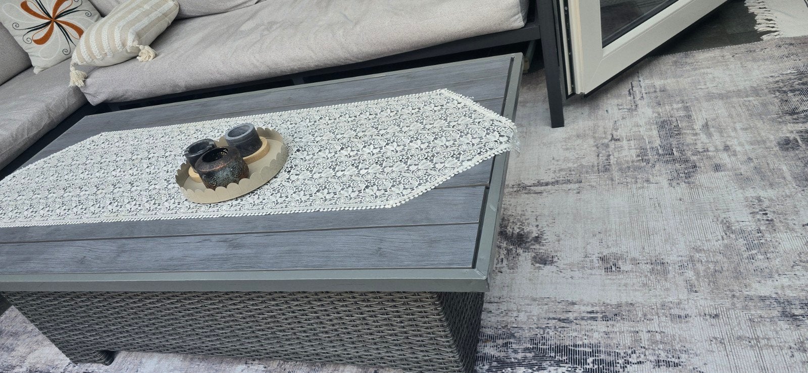Jutlandia Tuintafel - Zo goed als nieuw, Tuin en Terras, Ophalen of Verzenden, Zo goed als nieuw, Rechthoekig, Aluminium