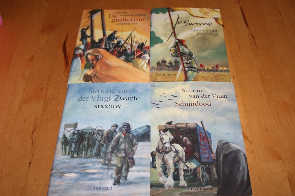 4x historische jeugdboeken Simone van der Vlugt in 1 koop, Boeken, Ophalen of Verzenden, Gelezen, Simone van der Vlugt, Fictie