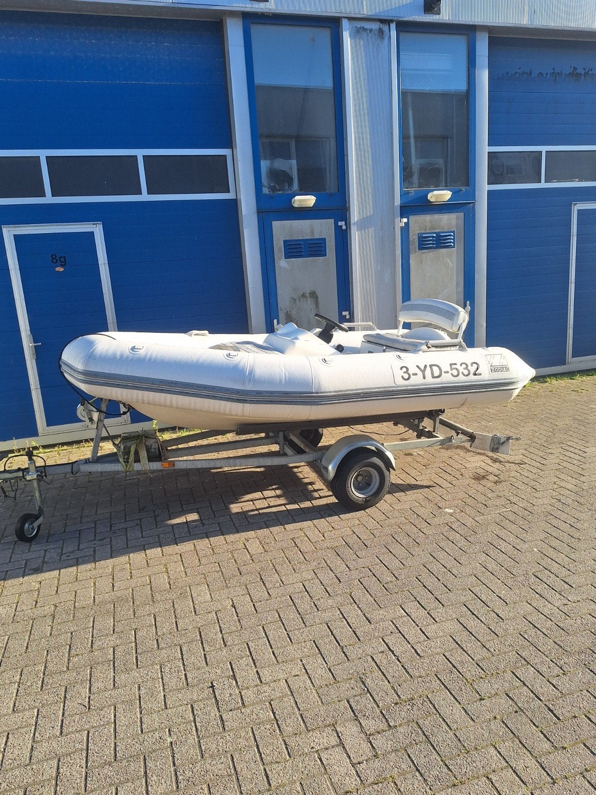 Zodiac Pro Jet Rubberboot 85pk met Trailer!, Binnenboordmotor, Rubber, 70 tot 120 pk, Ophalen of Verzenden