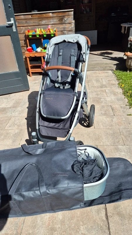 Uppababy vista 2 compleet!, Gebruikt, Verstelbare duwstang, Ophalen, Kinderwagen