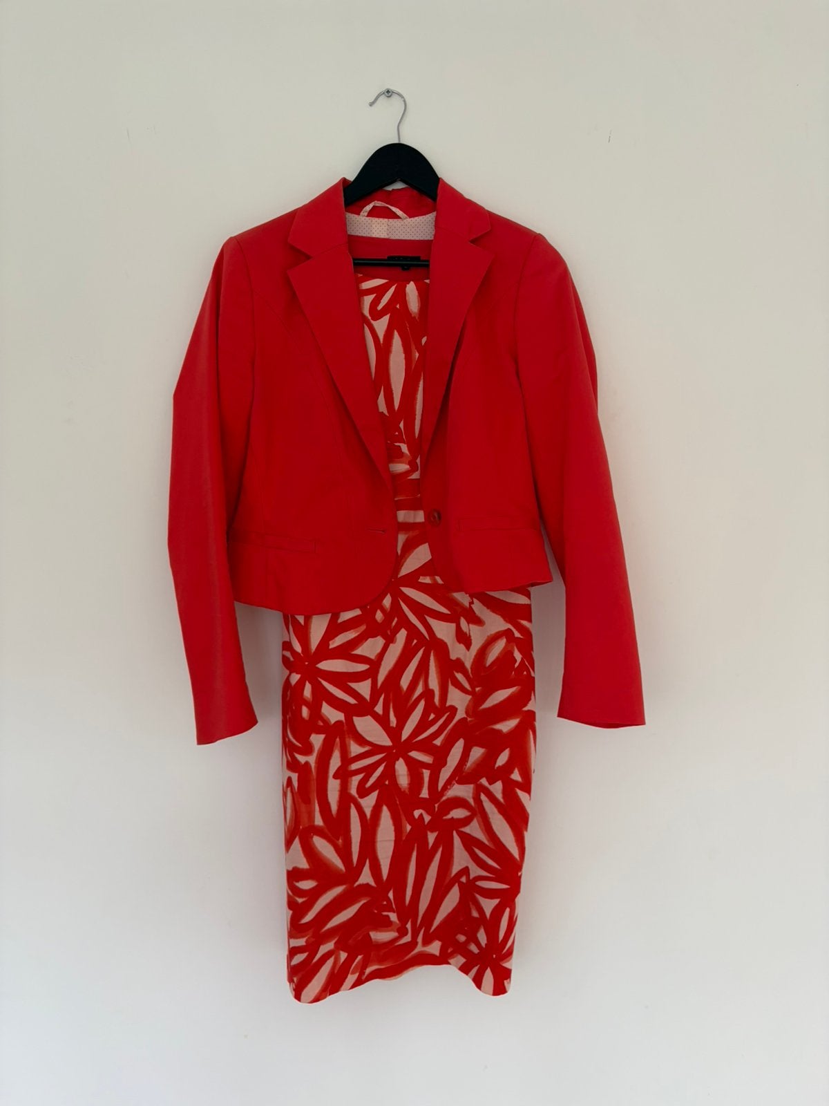 Claudia Sträter Jurk + Blazer Maat L en XL, Maat 42/44 (L), Ophalen of Verzenden, Zo goed als nieuw, Knielengte