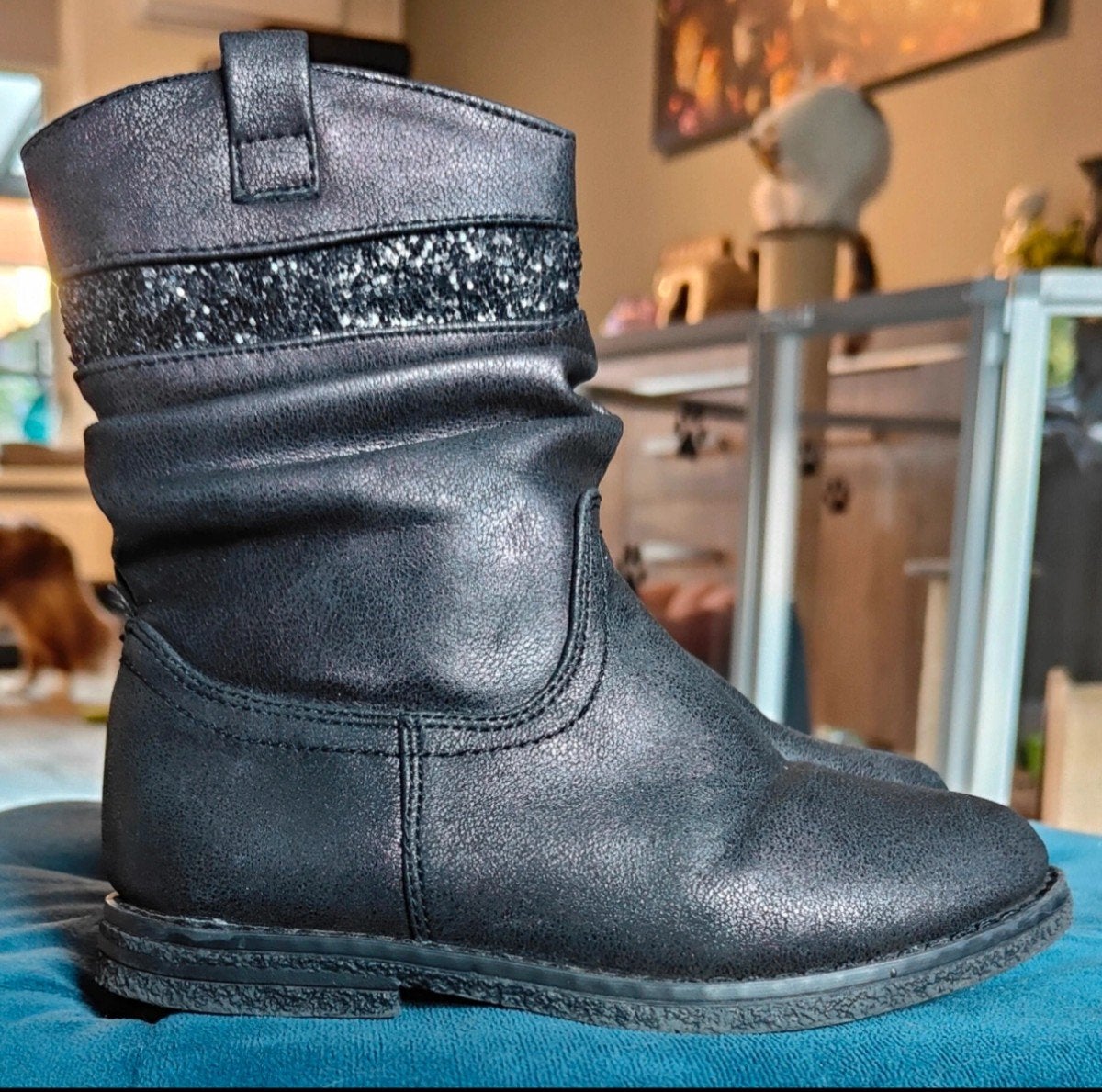 Leuke zwarte meisjes laarsjes Blue Box maat 27, Ophalen of Verzenden, Zo goed als nieuw, Meisje, Laarzen