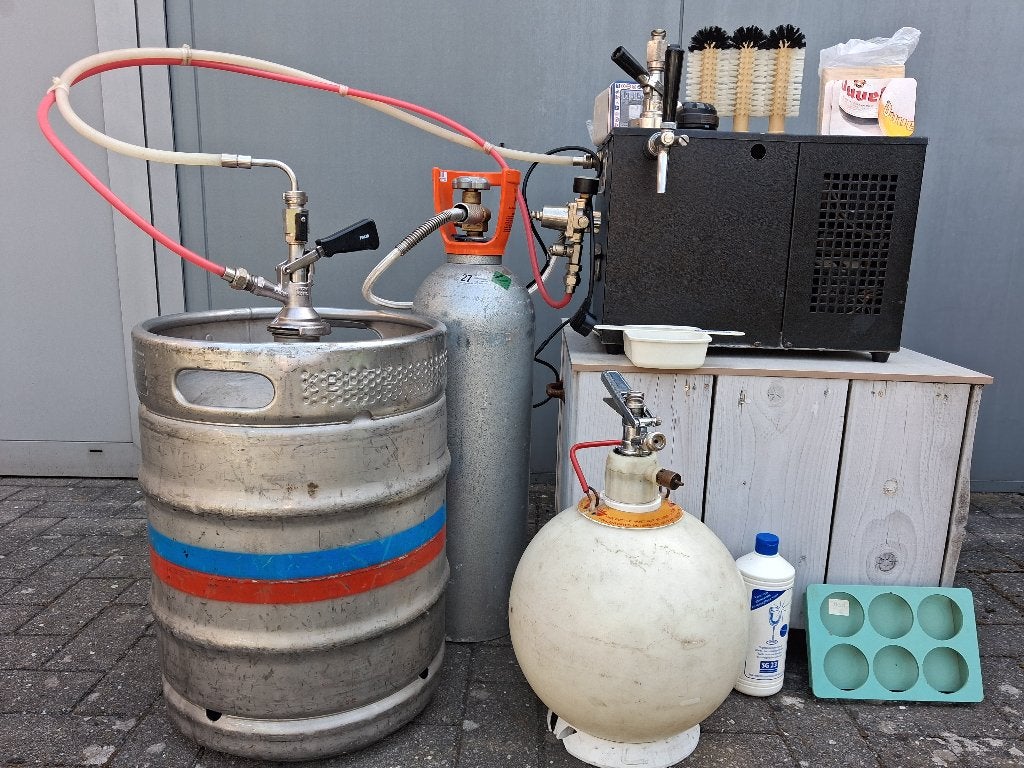Complete Bier Tapinstallatie met CO2 en Fusten, Witgoed en Apparatuur, Ophalen, Gebruikt, Overige merken