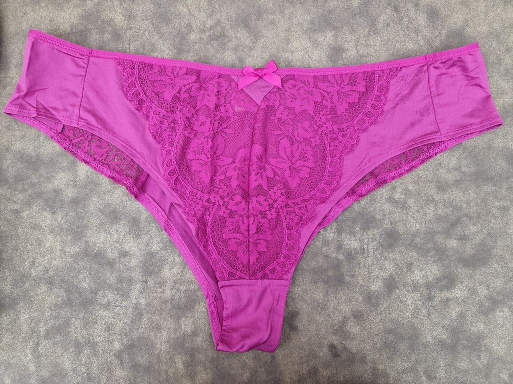 NIEUW Hunkemöller slip mt 2XL felroze, Ophalen, Zwart, Slip