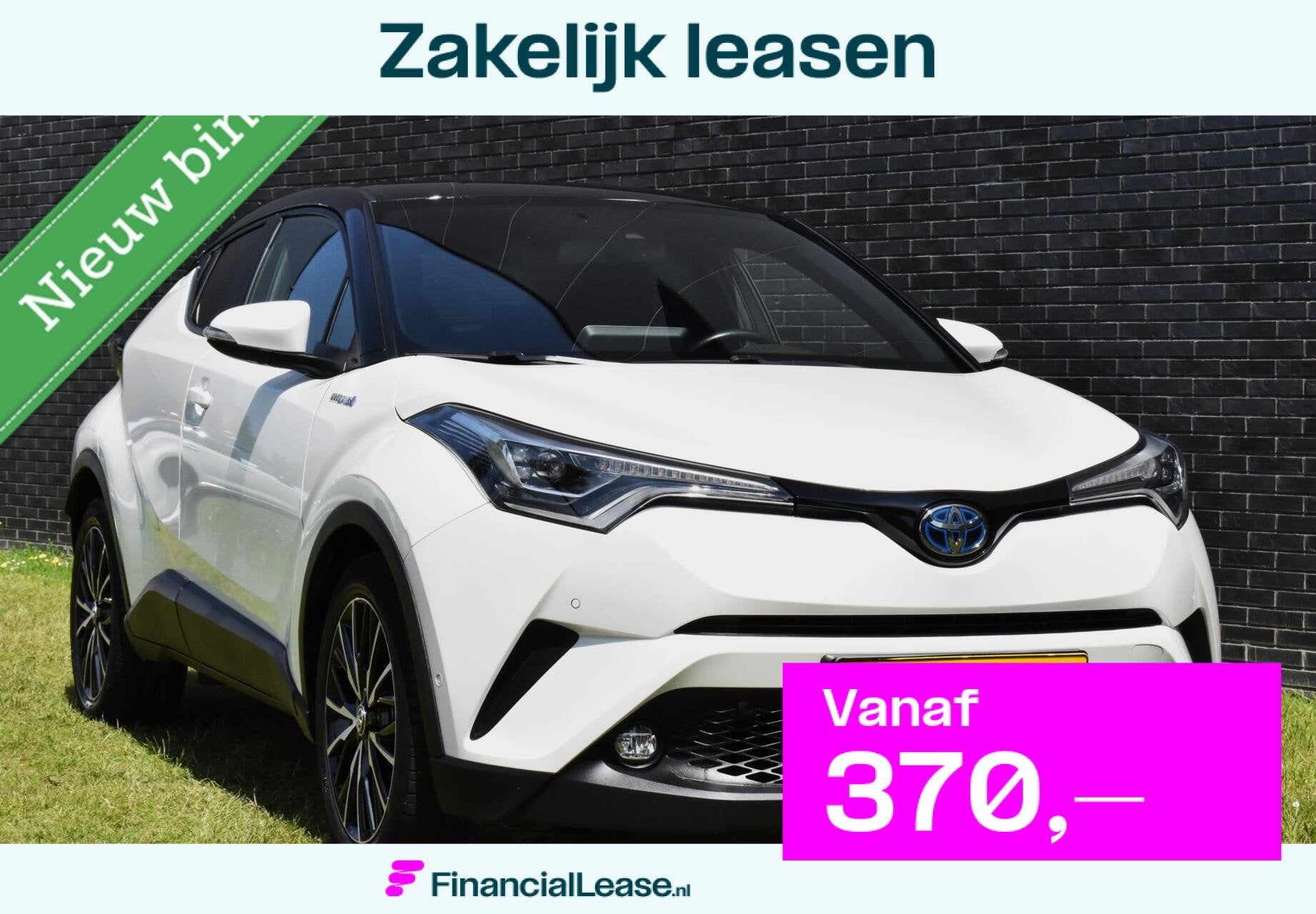 Toyota C-HR 1.8 Hybrid Executive MATRIX/LED/CAMERA/VOL MET O, Euro 6, 4 cilinders, Met garantie (alle), Leder