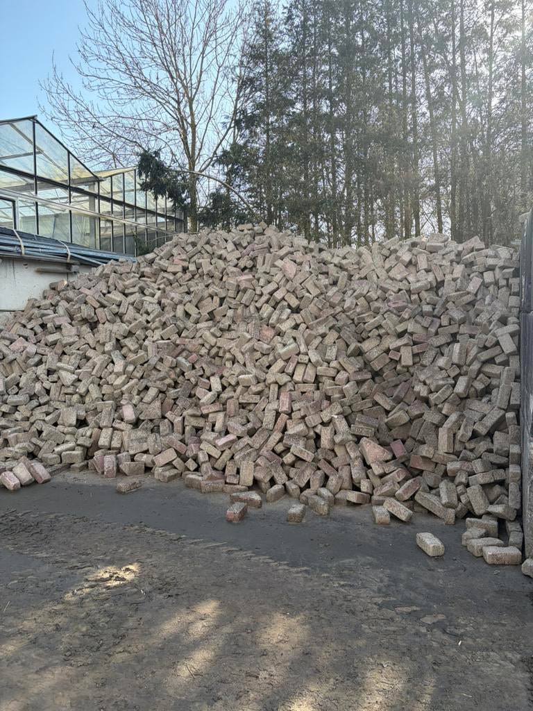 BKK Grijs/Rood 1200m2, Tuin en Terras, Ophalen of Verzenden, Zo goed als nieuw, Overige typen
