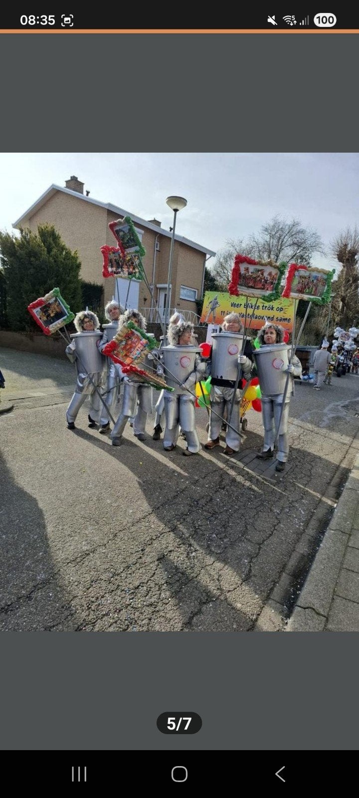 blikken vangers van .....9 pakken in totaal, Kleding | Dames, Ophalen, Carnaval, Maat 46/48 (XL) of groter, Kleding