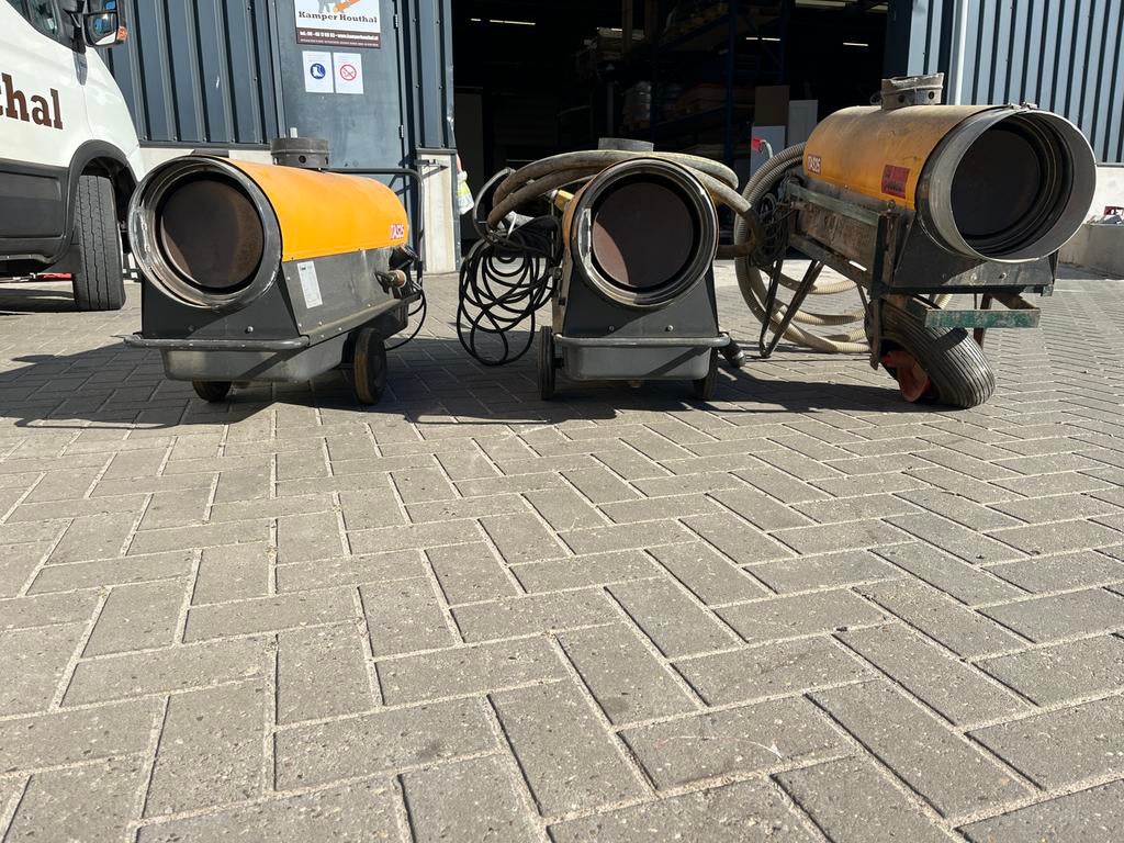 Eurom ITAS 25 Indirecte Diesel Heater op Verrijdbaar Onderst, Ophalen