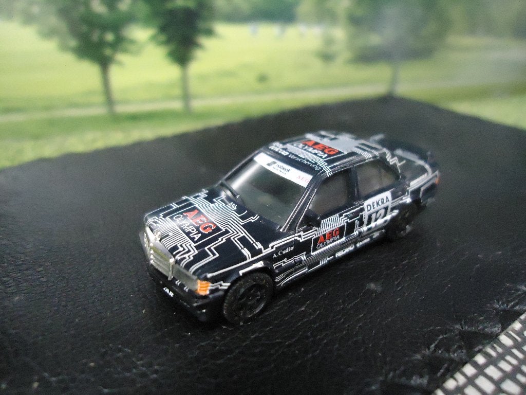Mercedes W201 AMG 190E 2.5-16 Evo1 Alain Cudini 1989 Snobeck, Ophalen of Verzenden, Zo goed als nieuw, Auto, Herpa