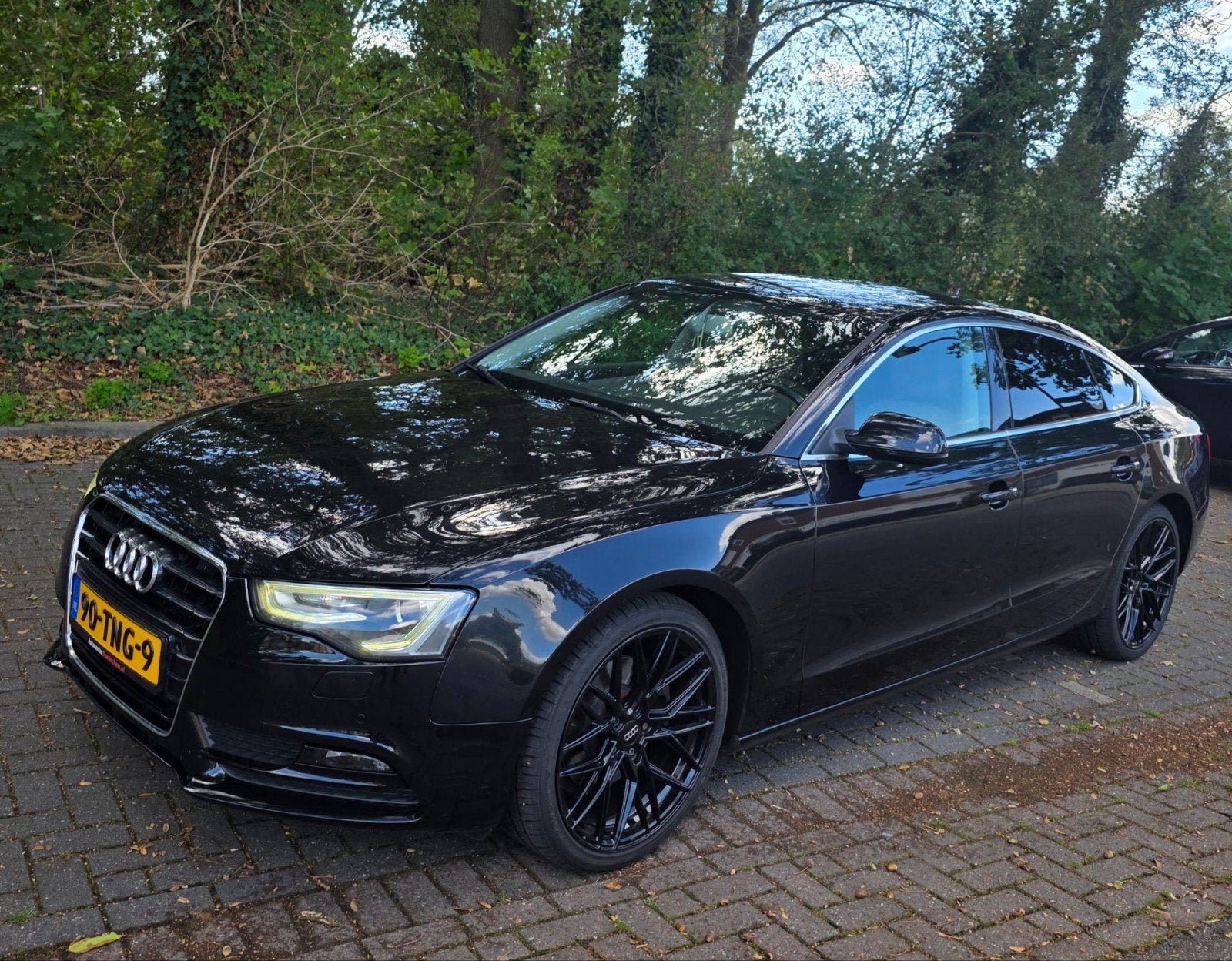 Audi A5 1.8 Tfsi 125KW Sportback M-tr 2012 Zwart, Auto's, 4 cilinders, 4 stoelen, Zwart, Origineel Nederlands