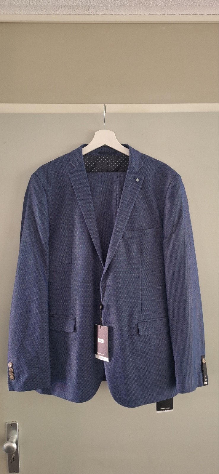 WE Herenpak - Blazer en Broek - Maat 50/48 - Nieuw, Kleding | Heren, Kostuums en Colberts, WE, Nieuw, Ophalen of Verzenden, Maat 48/50 (M)
