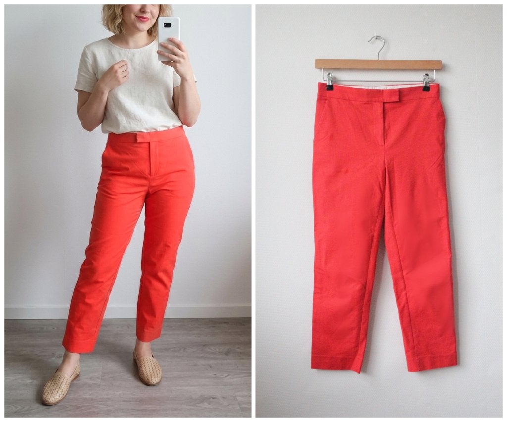 COS - schitterende chino broek - rood - maat 38, Maat 38/40 (M), COS, Verzenden, Zo goed als nieuw