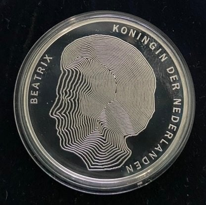 Zilveren 50 Gulden 1990 – 100 Jaar Vorstinnen – Proof nieuw, Postzegels en Munten, Munten | Nederland, Koningin Beatrix, Zilver