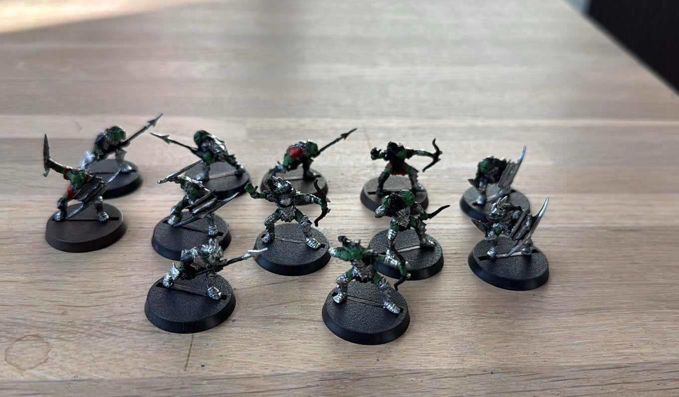 MESBG 12x Moria Goblins, Hobby en Vrije tijd, Ophalen of Verzenden, Zo goed als nieuw