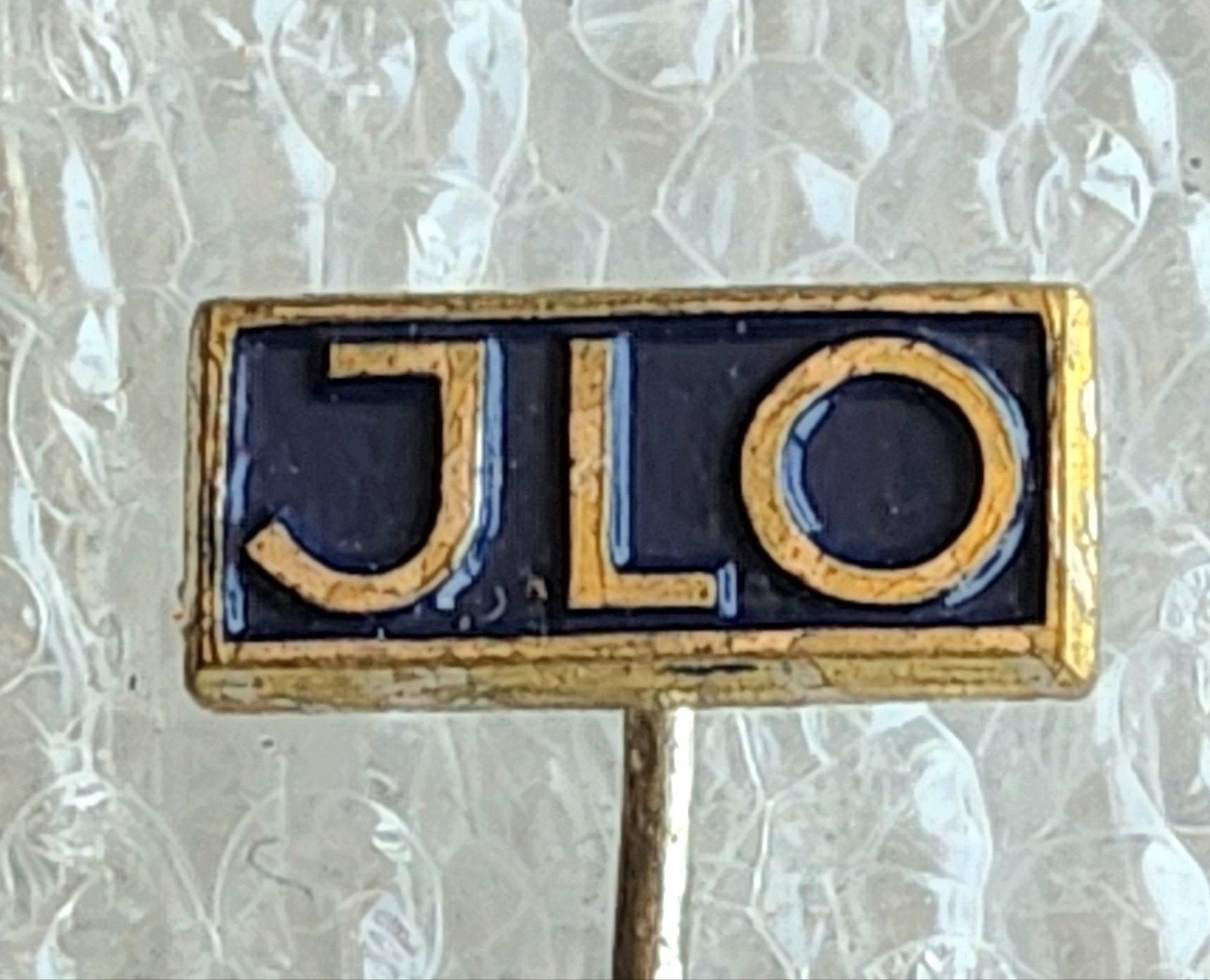 Vintage JLO Speldje - Duitse Tweetaktmotoren Fabrikant, Ophalen of Verzenden, Gebruikt, Overige onderwerpen, Speldje of Pin