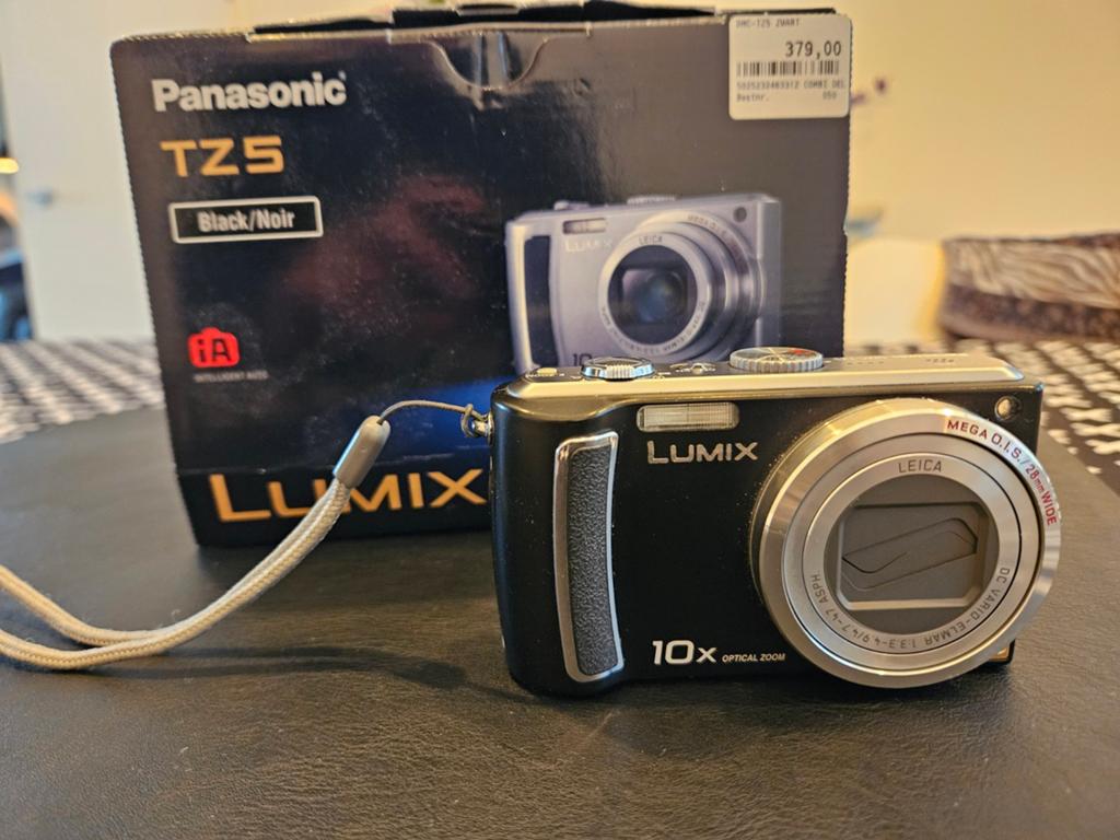 Panasonic Lumix DMC-TZ5 Compactcamera - Zwart, Audio, Tv en Foto, Fotocamera's Digitaal, Compact, Ophalen of Verzenden, Zo goed als nieuw